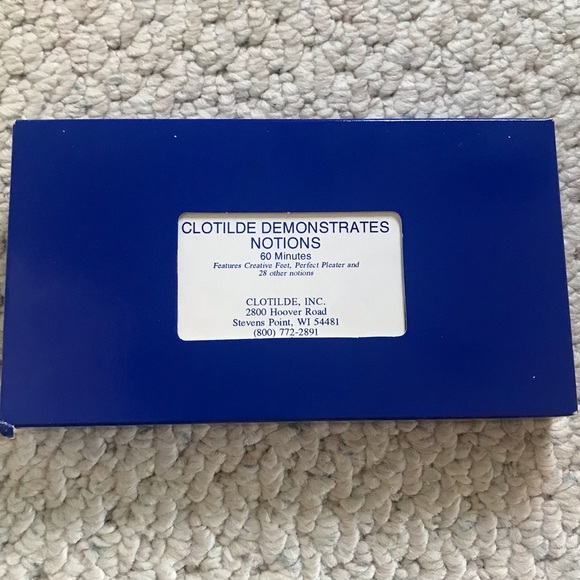 Clotilde Office Clotilde Demonstrates Notions Vhs Video Tape Poshmark